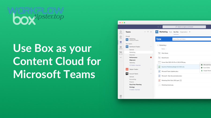 How do you optimize security, compliance, and identity edge cases for Box in Teams? Security governance concept