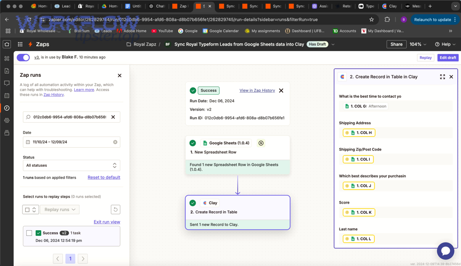 Which field-to-column mismatches cause “mapping failed” vs “wrong data in wrong columns”? Spreadsheet error example