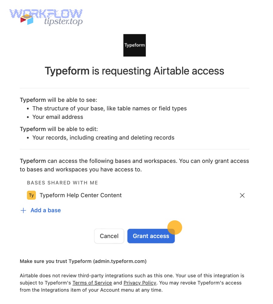 How do you troubleshoot common Airtable-to-Typeform integration issues?