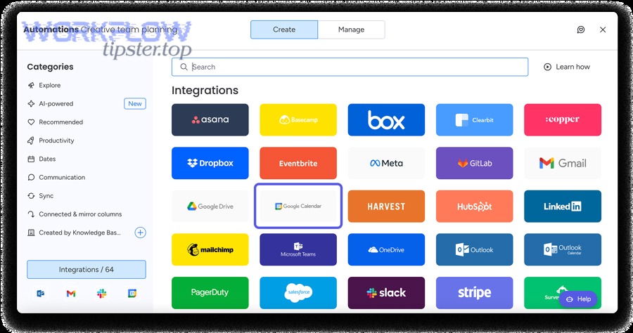 Calendar planning and scheduling for team workflow automation