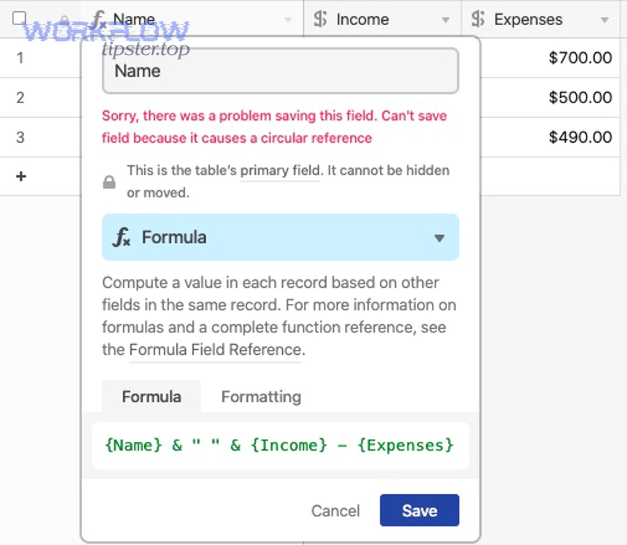 Can you prevent “field mapping failed” from happening again?