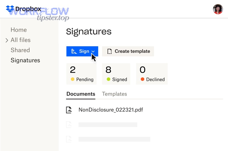 Step-by-step setup of Dropbox Sign auto-save sync back to Dropbox for teams