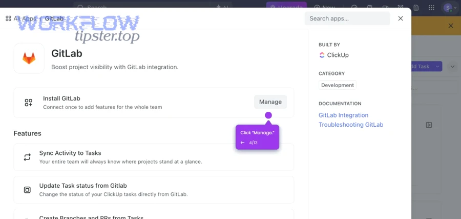 Troubleshoot ClickUp to GitLab integration issues