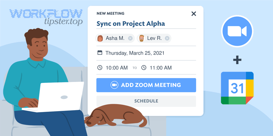 How do you make Zoom scheduling feel “automatic” for a team (standardized, repeatable, no rework)?