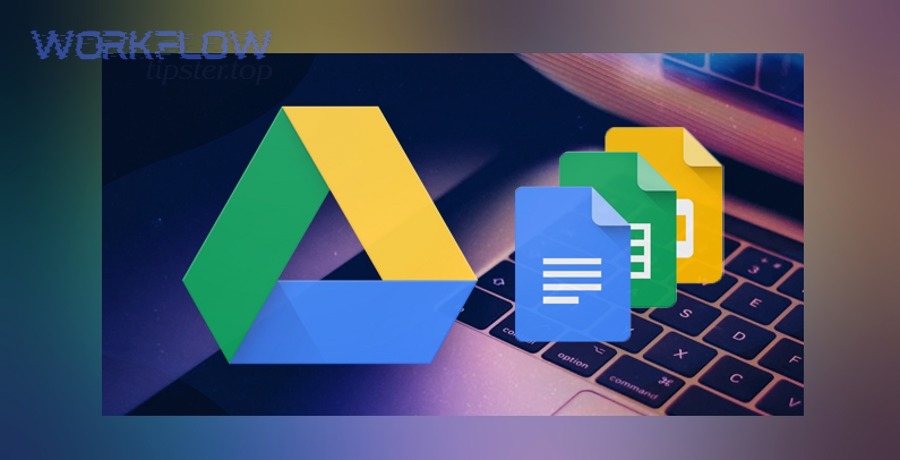 Google Drive icon used as a visual anchor for organizing Docs in Drive