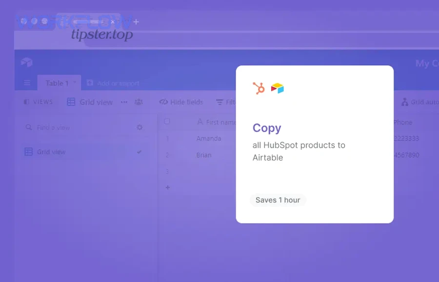 Field mapping from Airtable to Google Contacts to avoid messy data