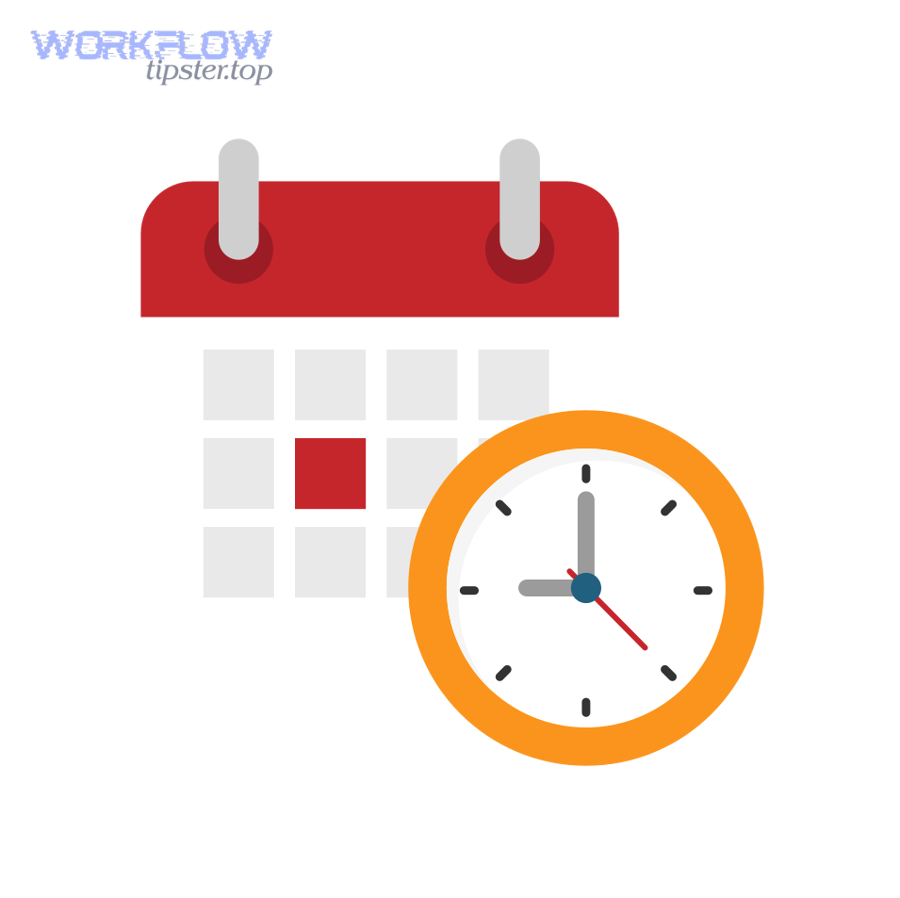 Calendar and clock icon representing scheduling and timing checks