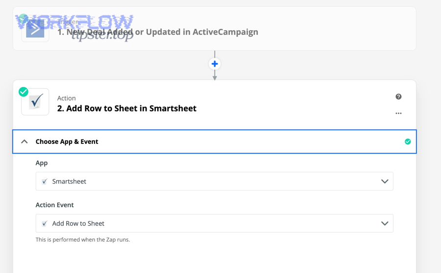 How do you build the most common ActiveCampaign to Smartsheet workflows?