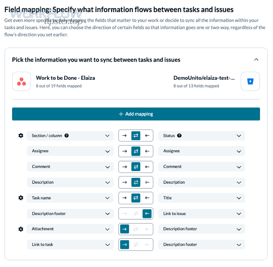 How do you set up an Asana ↔ Bitbucket integration step by step?