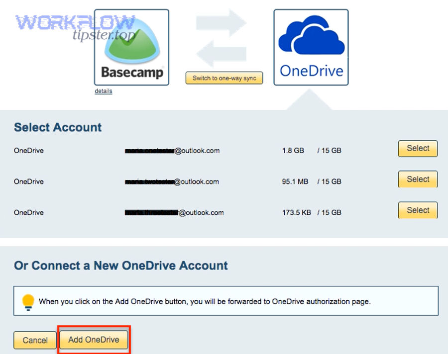 Do you need to “sync” Basecamp files to OneDrive, or just link them?