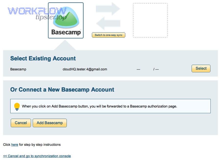 How do you set up OneDrive for Business permissions for Basecamp collaboration?