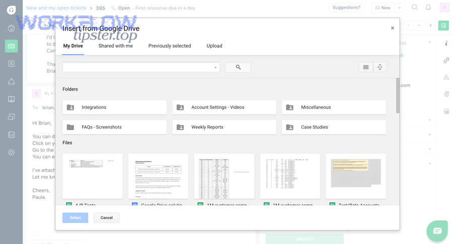 Is Google Drive required for a “Google Docs to Freshdesk” integration?