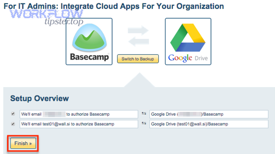 Basecamp events triggering Google Slides workflow