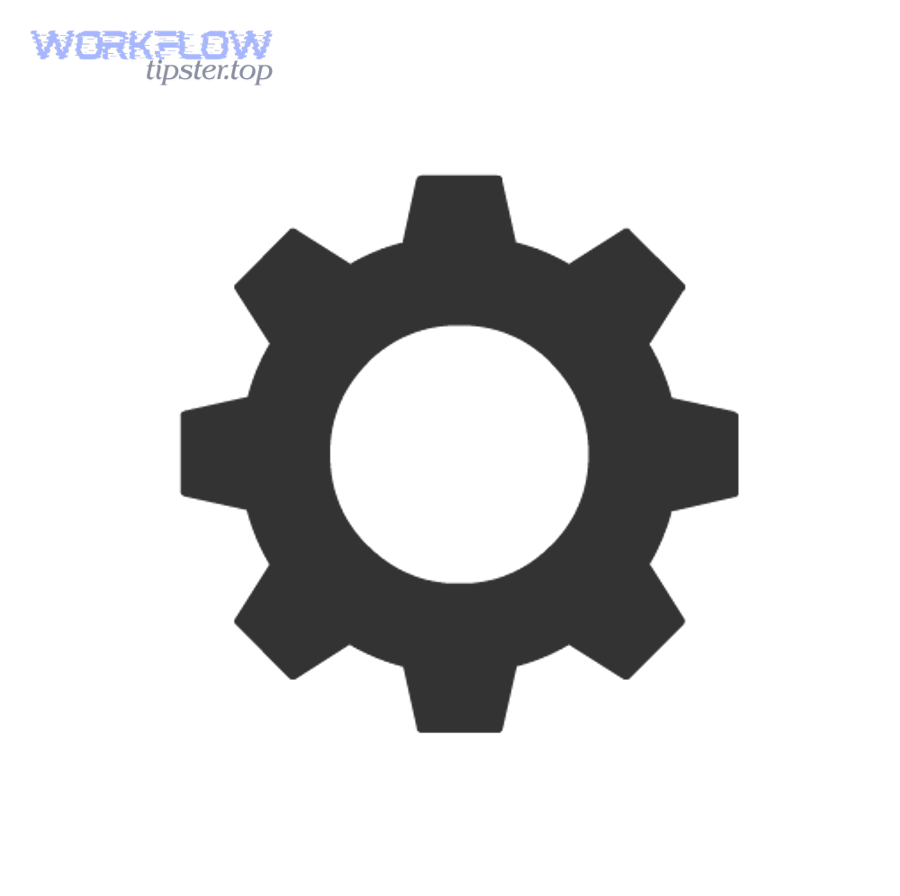 Gear icon symbolizing automation options and integration logic