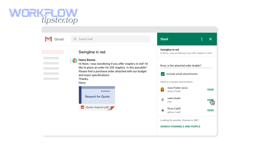 How do you set up automated Gmail-to-Slack notifications step by step?
