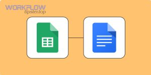 Google Sheets to Google Docs hero 1