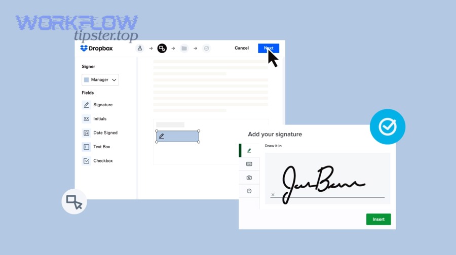 Team permissions and governance for Dropbox Sign auto-save sync