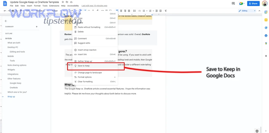Illustration of organizing information for bulk migration into OneNote