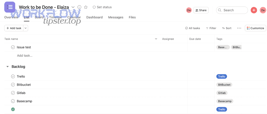 What are the main ways to connect Asana to Bitbucket?