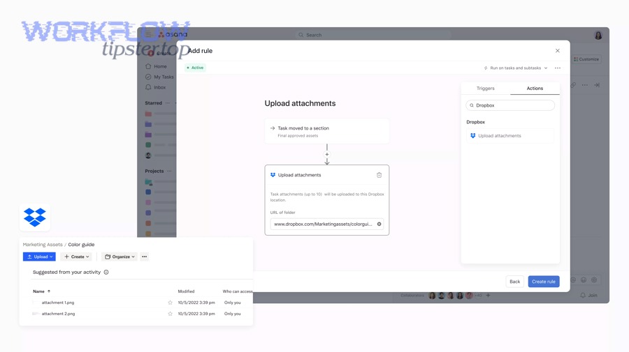 Can you connect Asana to Dropbox natively without third-party tools?