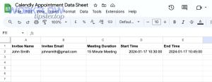 add calendly events to google sheets 07