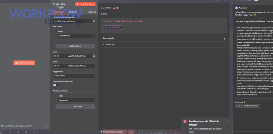 What does “Airtable trigger not firing” mean in automations?