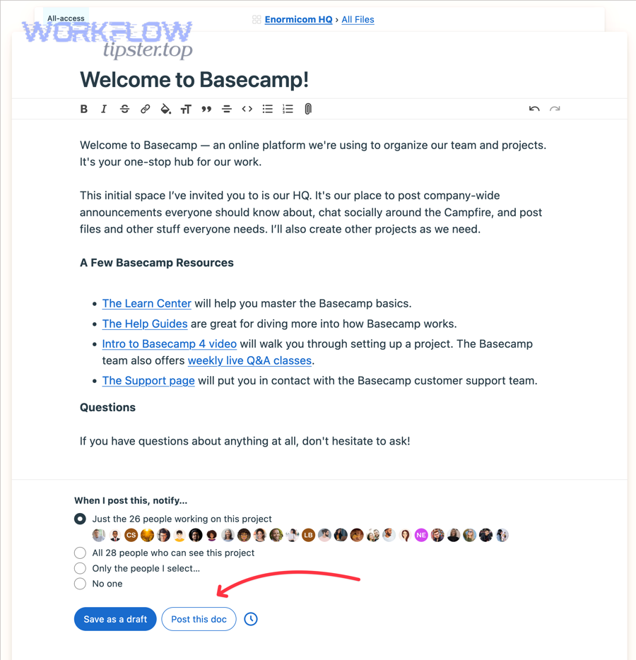 Which automation workflows are most useful for Basecamp + Google Docs? 