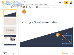 google slides insert a text box 01