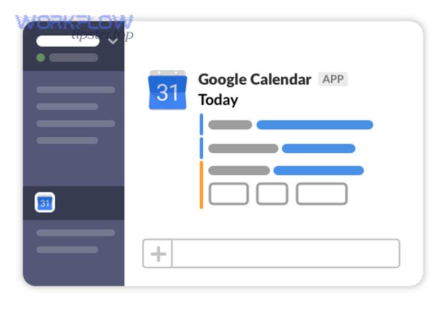 Calendar planning on a workspace desk