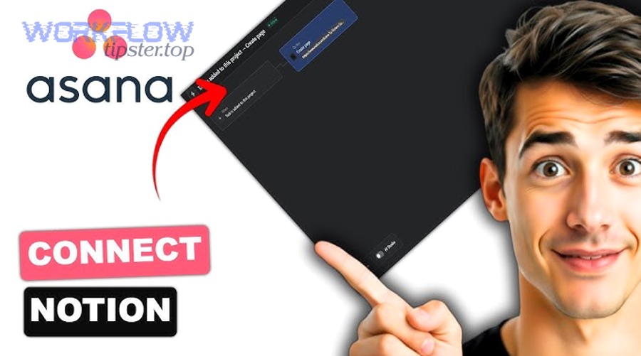 How do you set up the native Asana–Notion connection step by step?