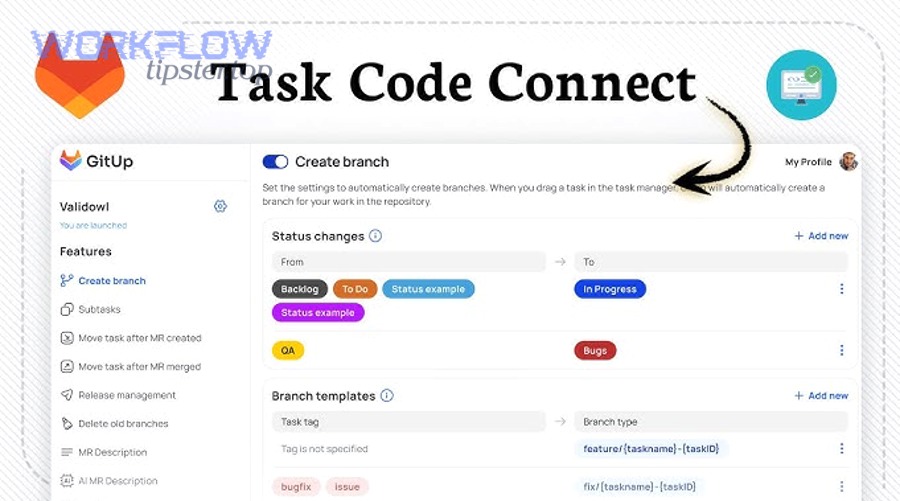 Optimize ClickUp to GitLab integration for scale and security