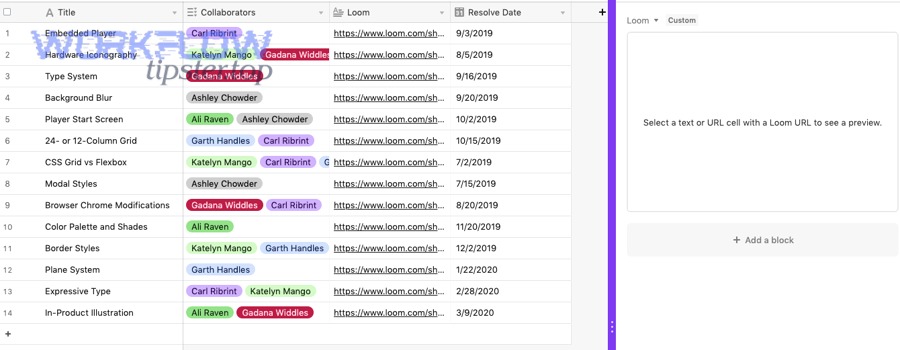Can you add and preview Loom videos directly inside Airtable?