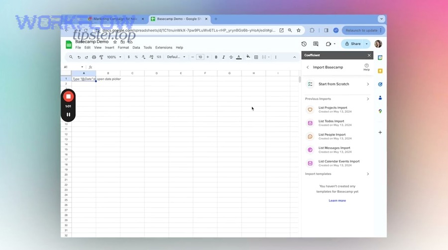 What Basecamp data can be synced into Google Sheets and what usually can’t?