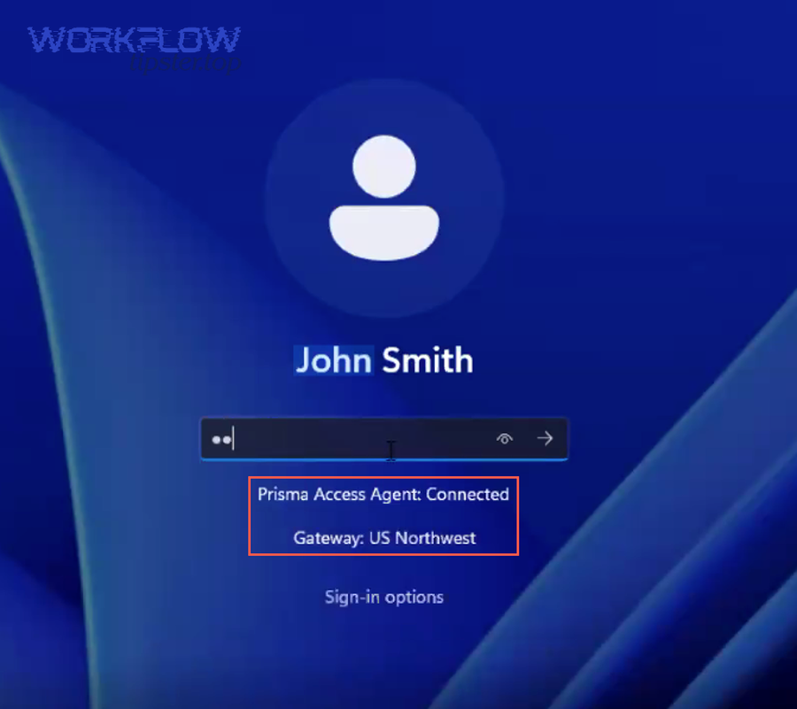 pre logon win welcome