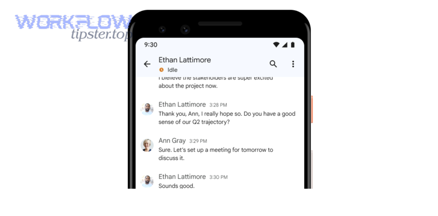 Google Chat app interaction flow diagram for events and responses