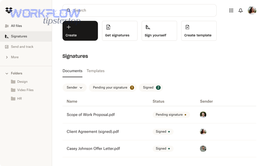 Troubleshooting Dropbox Sign not saving signed files to Dropbox in team workflows