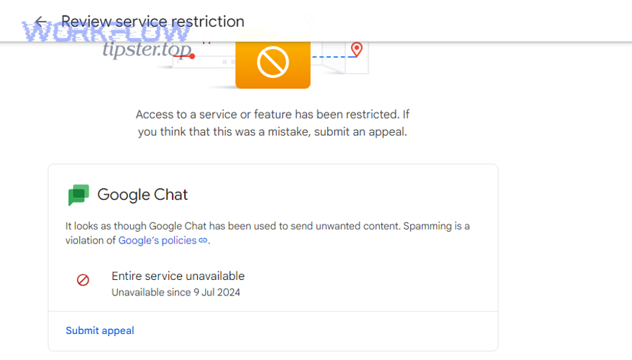 Google Chat notifications not showing troubleshooting
