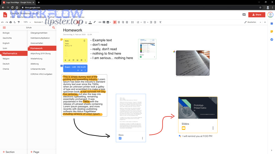 Planning and mapping content before automating Google Docs to OneNote export