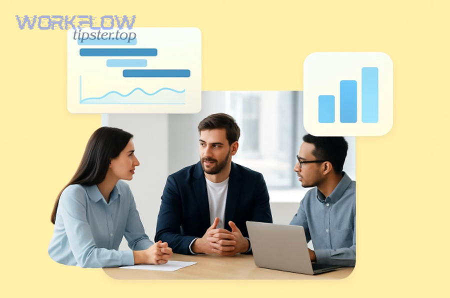 Step-by-step workflow planning board