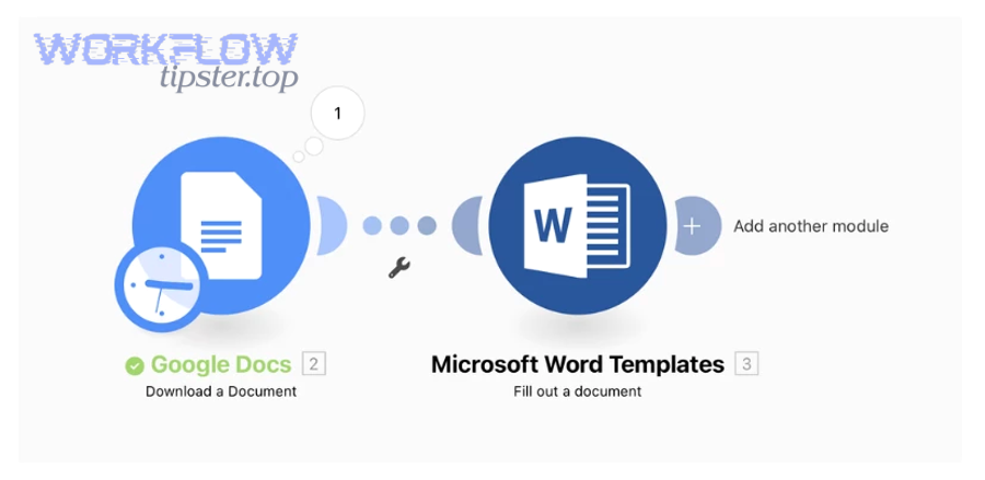 Microsoft Word logo representing Word templates for document generation