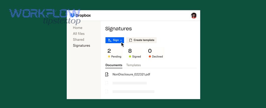 OneDrive logo representing document storage and retrieval in the signing workflow