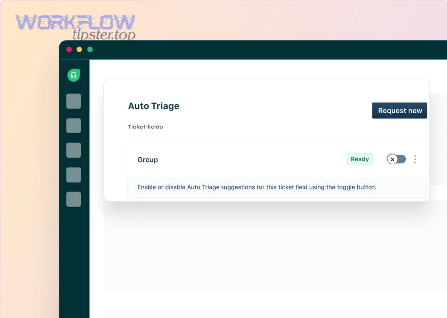 Flowchart icon representing an automation routing pipeline
