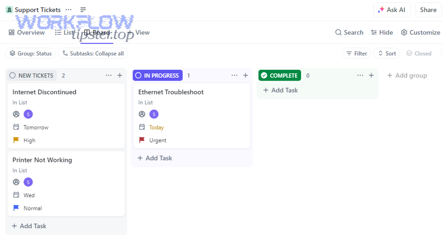 Google Chat icon representing team notifications for support triage