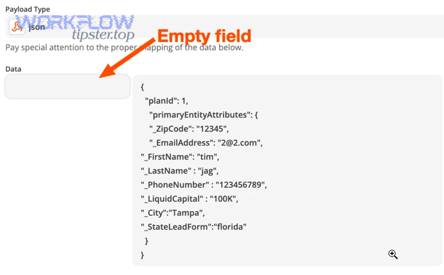 What are the most common causes of invalid JSON payloads in Zapier webhooks?