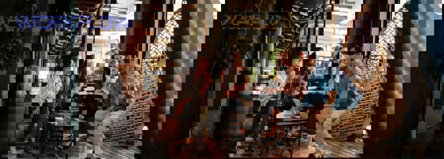 Project team collaboration deciding between automation and manual setup