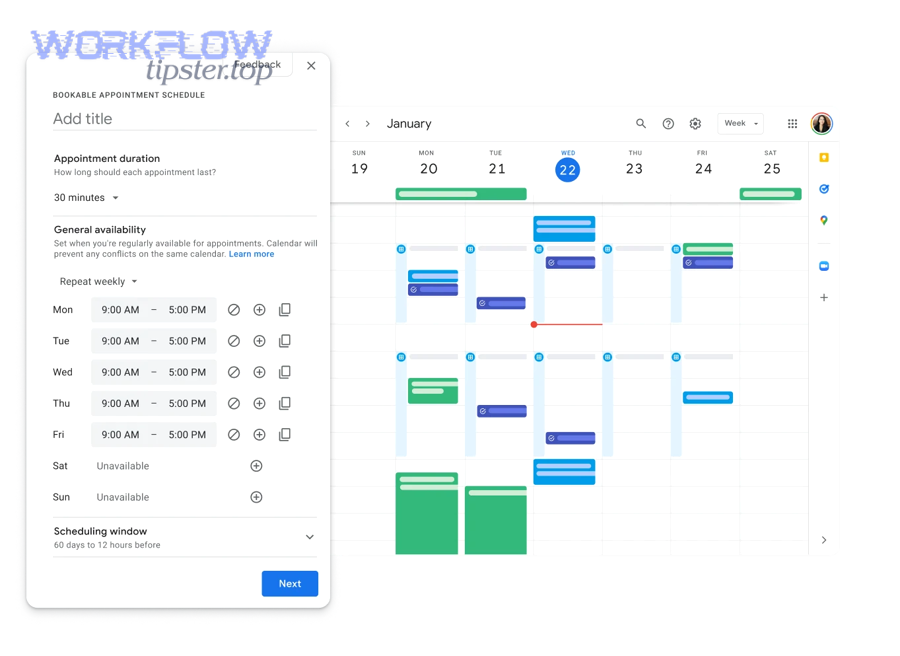 Remote team video meeting on a laptop representing Google Meet call setup
