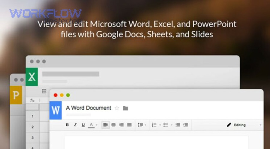 Google Drive download option from menu