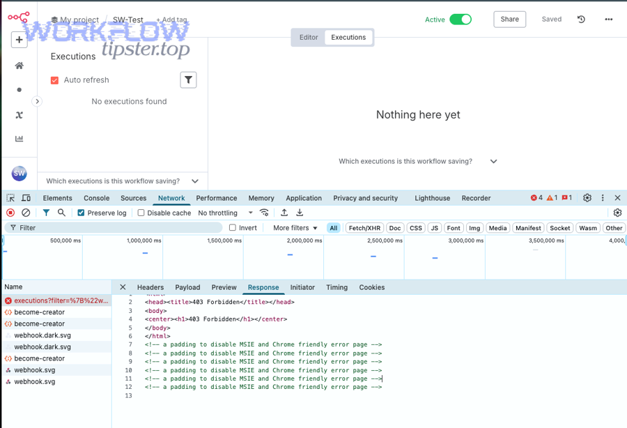 How can you secure n8n webhooks without causing new 403 “Access Denied” errors?