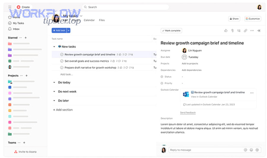 Video conferencing icon representing meeting link automation