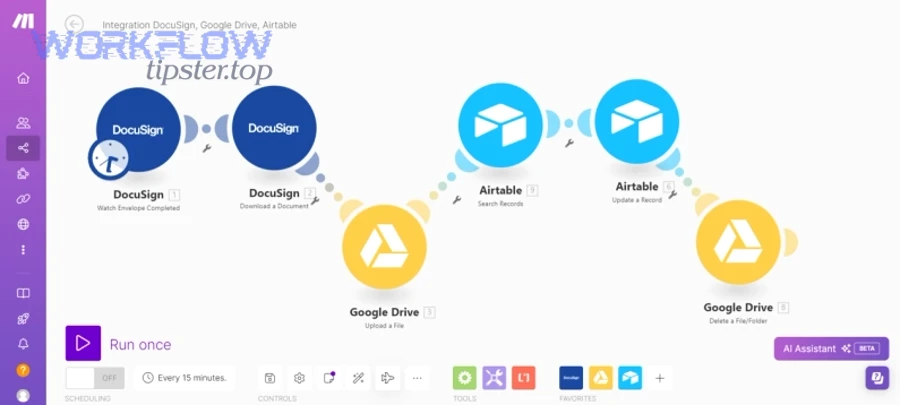 How do you map Airtable fields into Google Docs placeholders correctly?